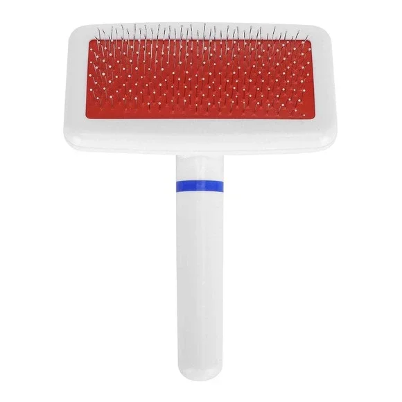 Pet Hair Brush for‎ Cats and Dogs White Dematting Deshedding Grooming Tool