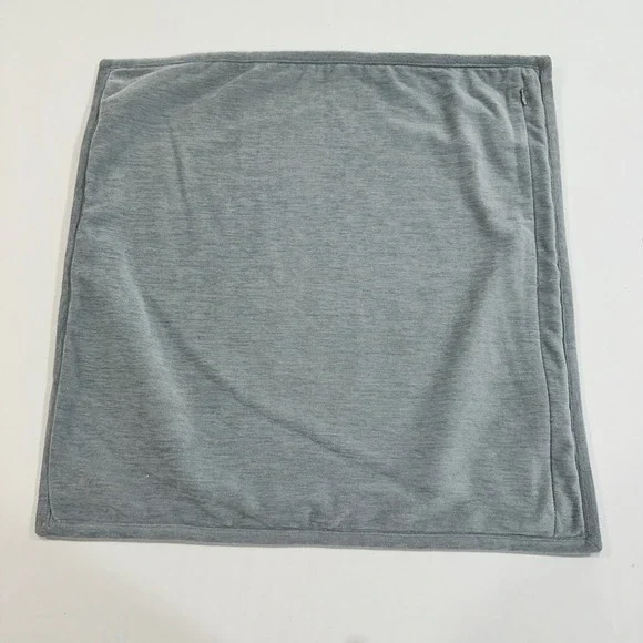 Pottery Barn Cozy Cloud Pillow Cover 20x20 Grey Chambray Cotton | Minimalist