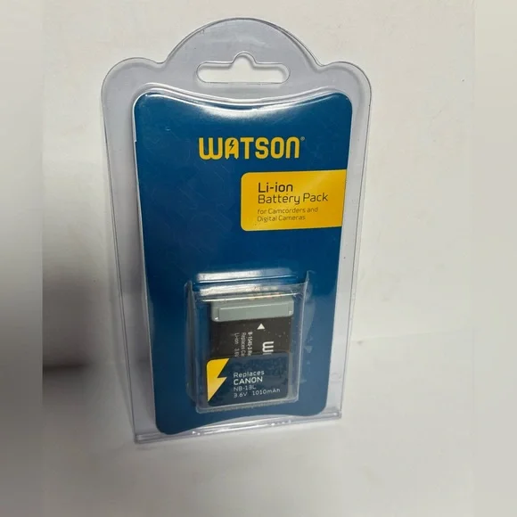 NEW Watson Li-ion‎ Battery Pack Replaces Canon NB-1L NB-1LH 3.6V 1010mAh