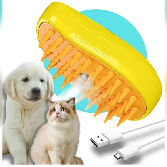 Steam Pet Brush 3 in 1