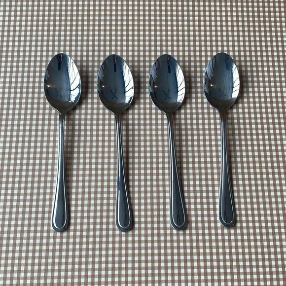 Set of 4 Stainless spoons