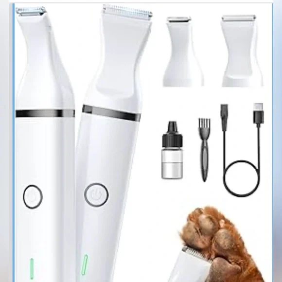NEW Dog Clippers with Double Blades,Cordless Small Pet Hair grooming