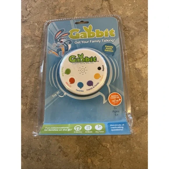 Gabbit Game Family Faith Edition Conversation Digital Audio Player Sealed