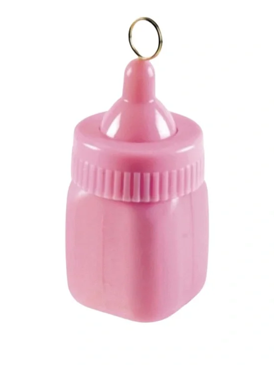 AMSCAN Pink Baby Bottle Balloon Weight New