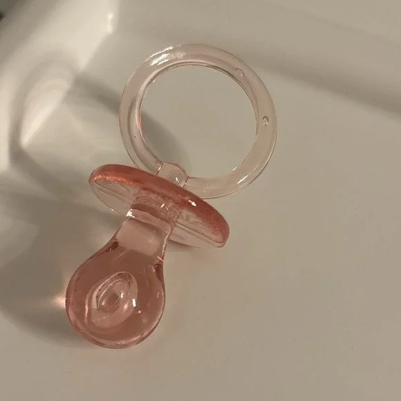 Pink Plastic Baby Shower Table Decor Balloon Weight For Baby Hospital‎ Girl One