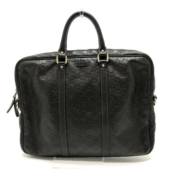 GUCCI 201480 Sima Line Hand Bag Business bag Briefcase