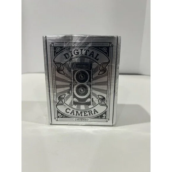 CHUZHAO Vintage Mini Digital Camera, Portable TLR Style Retro Point and Shoot Co