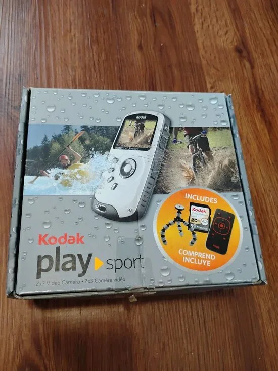 Kodak Play Sport Zx3 Digital Video Waterproof Action Camera Pocket HD 1080P