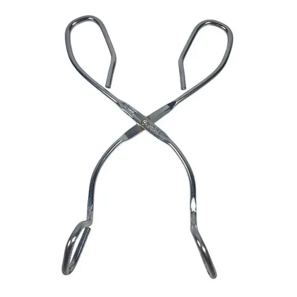 ECKO Kitchen Tongs Stainless Steel Cooking Grab Grasp Flip Utensil Vintage 8