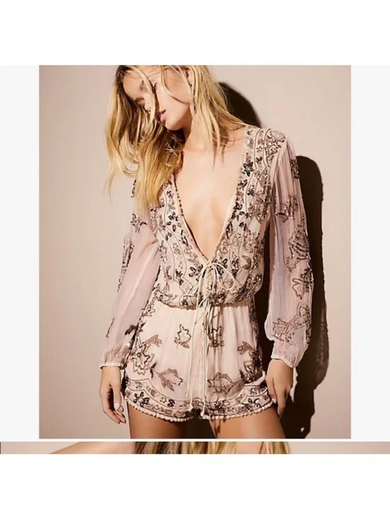 MY26 Free People Sequin Pink Dress