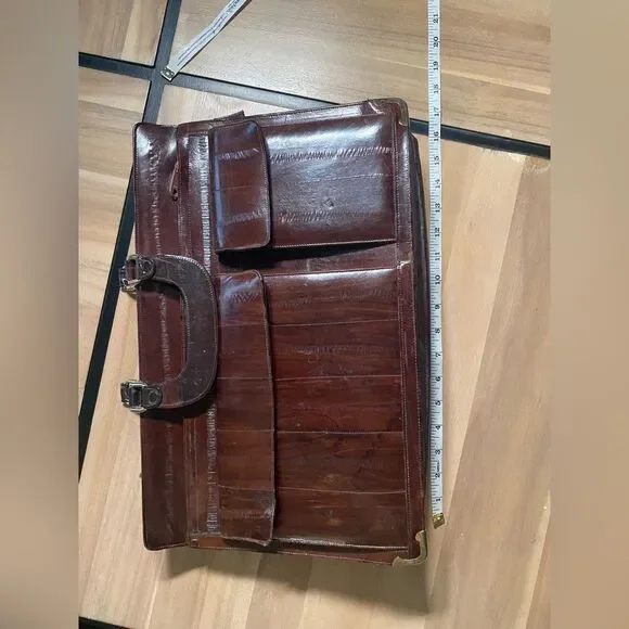 Very unique authentic eel‎ skin bag