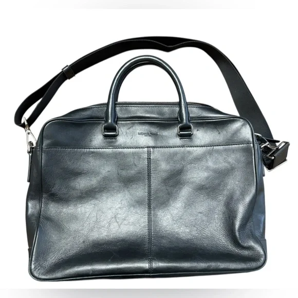 Michael Kors Odin Large Leather Briefcase