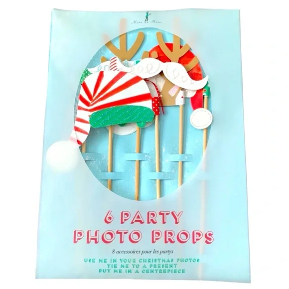 Holiday Christmas Party Decoration Photo Prop Bundle