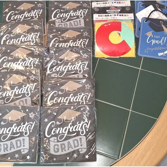Graduation Bundle NEW Napkins 10 Packs PARTY DECOR MSRP Over $100