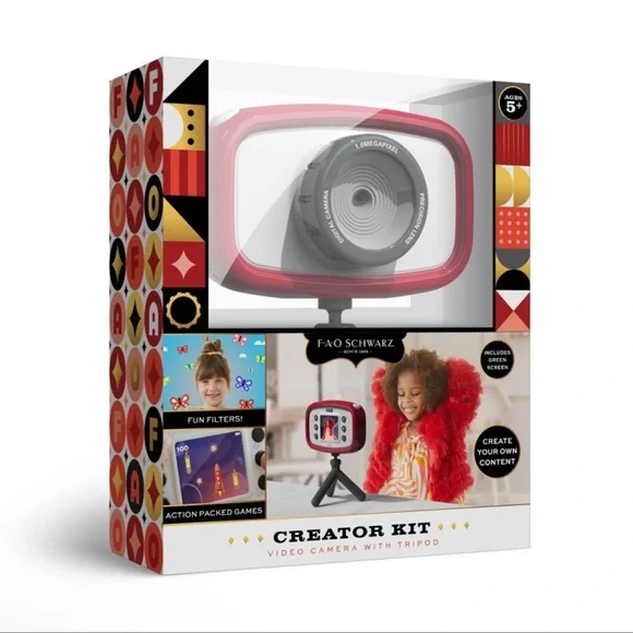 FAO SCHWARZ Creator Kit Video Camera with Tripod