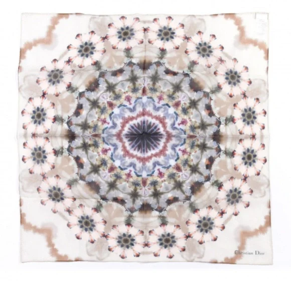 Christian Dior Kaleidiorscope Print Scarf
