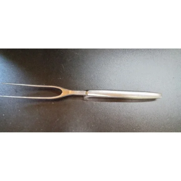 Gerber Siegfried Vintage Carving Fork‎ Chrome Plated Legendary Steel Mid Century