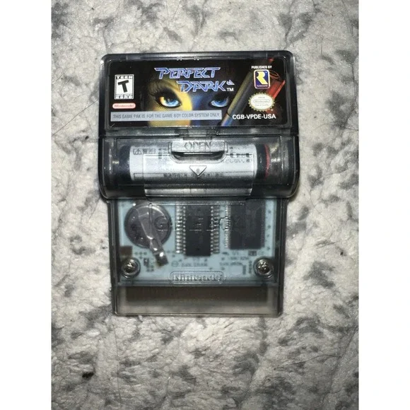 Perfect Dark - Game Boy Color Rumble Cartridge/Tested And Works
