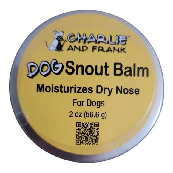 Charlie and Frank Dog Snout Balm Moisturizes Dry Nose For Dogs 2‎ oz