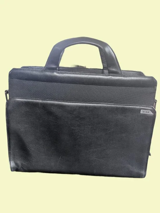 Tumi Leather & Nylon - Vintage Laptop Briefcase - Fits 10