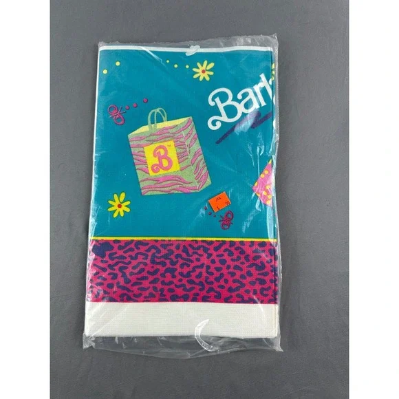 80's‎ Barbie Retro Table cloth 52x96in NOS