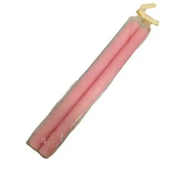 Pottery Barn Pink Taper Candles Easter Spring Stick