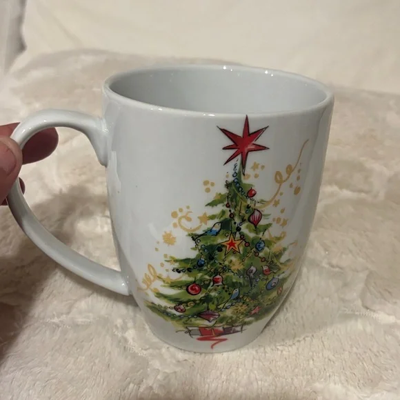 Pottery Barn‎ Christmas Tree Mug set of 4 in the box