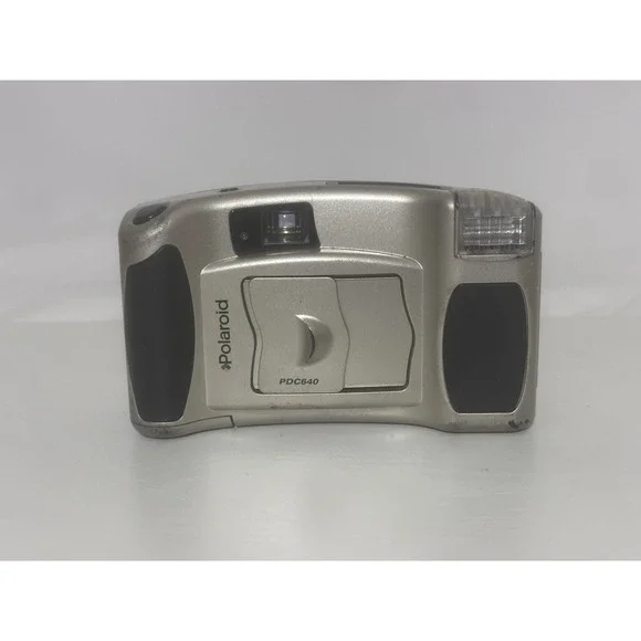 Vintage Polaroid PhotoMAX PDC 640 Digital Camera Silver Untested