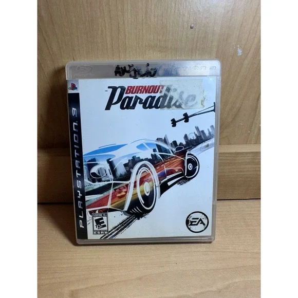 Burnout Paradise (Sony PlayStation 3, 2008) PS3 Cardboard Case & Game Disc
