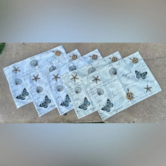Pottery barn placemats set - 5