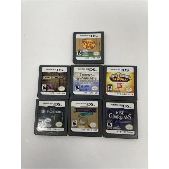Nintendo DS (7) game lot. See Description For Titles. No Cases