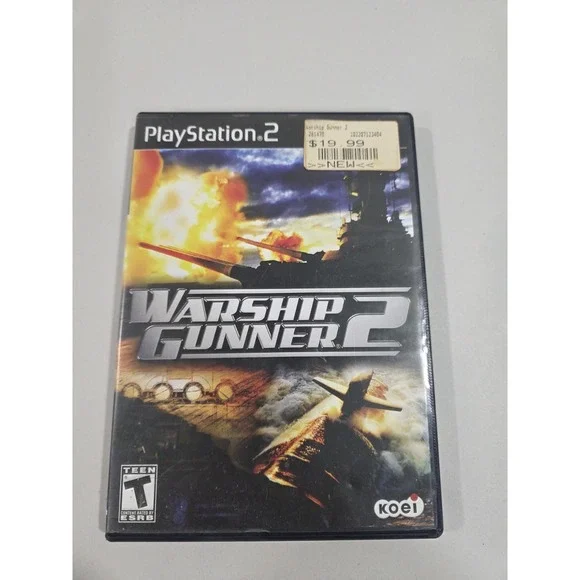 Warship Gunner 2 PS2 COMPLETE CIB (Sony PlayStation 2, 2006) Koei Sim