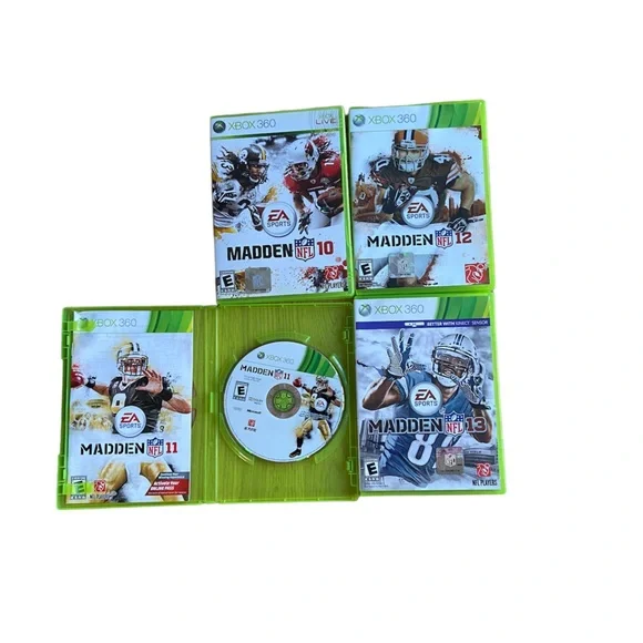 4 XBOX 360 GAMES NFL