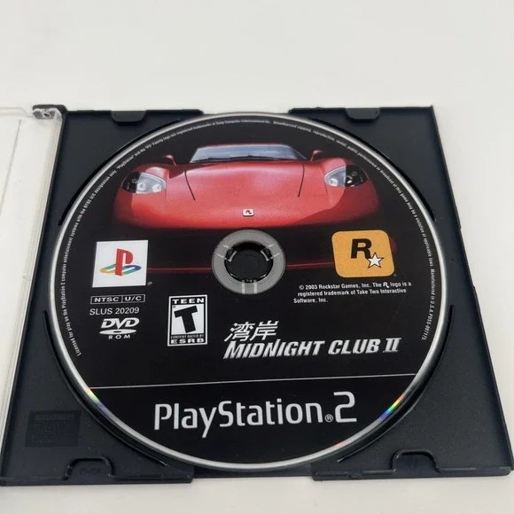 Midnight Club 2 II (Sony PlayStation 2 PS2, 2003) Disk Only