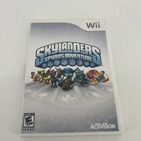 Skylanders: Spyro's Adventure (Nintendo Wii) Case & Disc TESTED