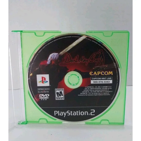 Devil May Cry (Sony PlayStation 2, 2001) PS2 Disc Only Tested Working Fast Ship
