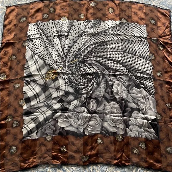 Christian Dior scarf about 33.5x33 inches