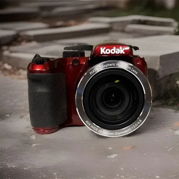 Kodak PIXPRO AZ401 Digital Camera 16MP 40X Optical Zoom Red 3in LCD HD CM
