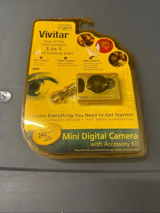 Mini Digital Camera - Yellow