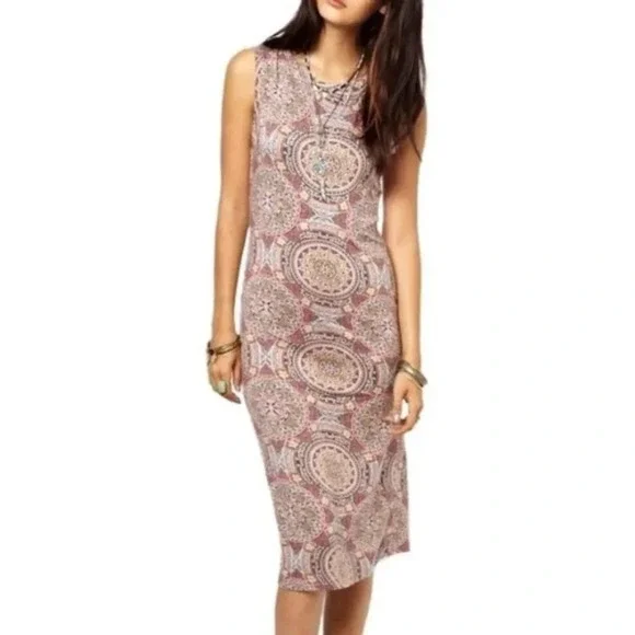 Free People Mandala Bodycon Midi Dress‎