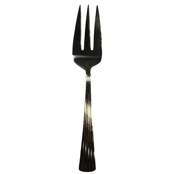 Reed & Barton Medium Solid Cold Meat Serving Fork TRINITY HALL 18/10 stainless
