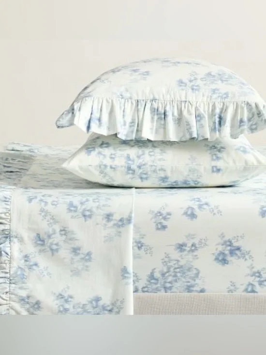 Pottery Barn LoveShackFancy Ikat Meadow KING Pillow Sham 1