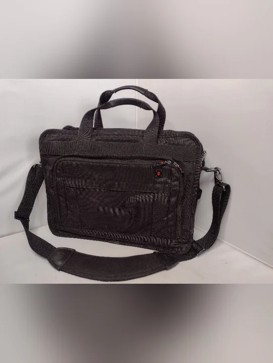 Victorinox CS2 Laptop Briefcase Black Cross Suspension Computer Bag Shoulder