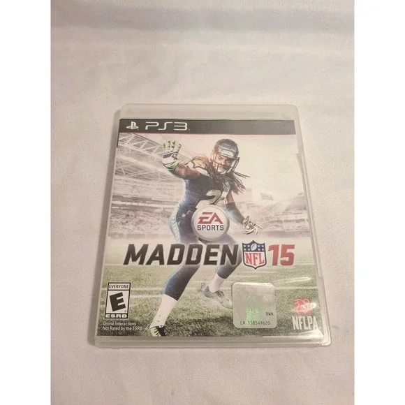 EA Sports Madden NFL 15 PS3 2014 E Rated Online Play Manual Included