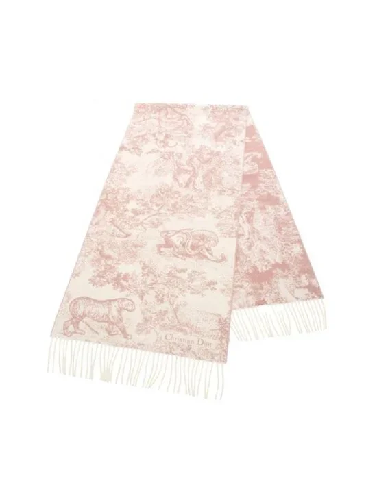 Dior Scarf Toile de Jouy Sauvage Wool