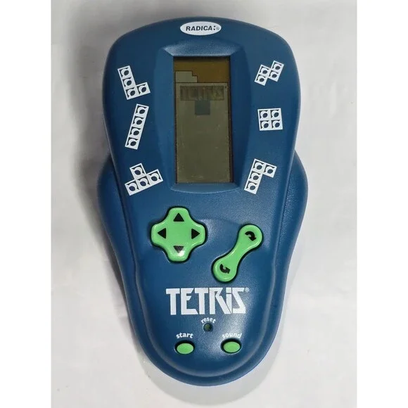 Tetris Electronic Handheld Pocket Video Game Radica 2000 Untested