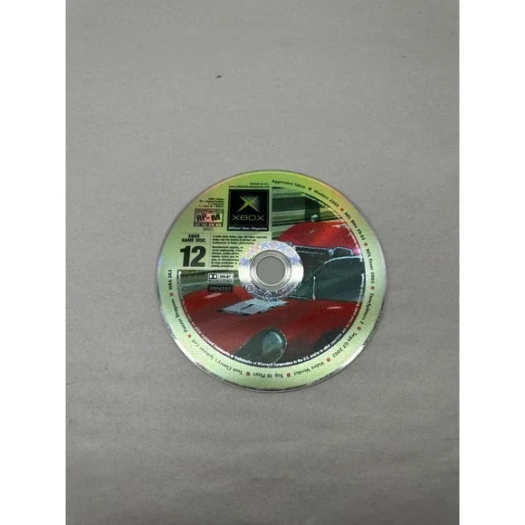 November 2002 Official XBOX Microsoft Demo Disc Only #12 SEGA GT 2002 Rare