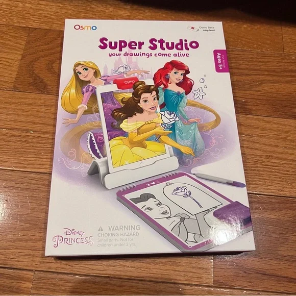 Osmo Super Studio Disney Princess Drawing Game Kit IPad Ages 5+ Base not include