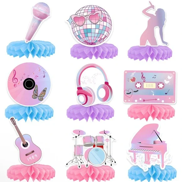 NWT 9Pc‎ Swiftie Table Decorations
