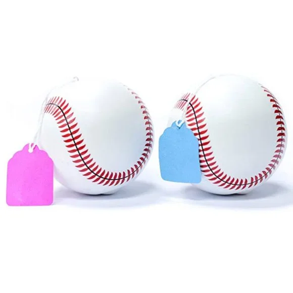 Two Gender Reveal Baseballs set